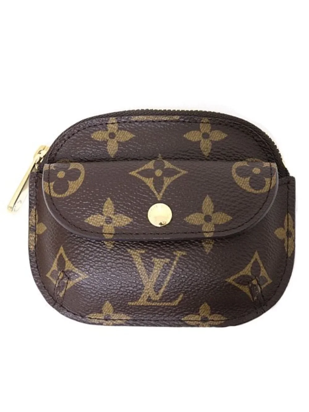 Louis Vuitton Porto Monet Shiring Coin Purse Monogram Brown